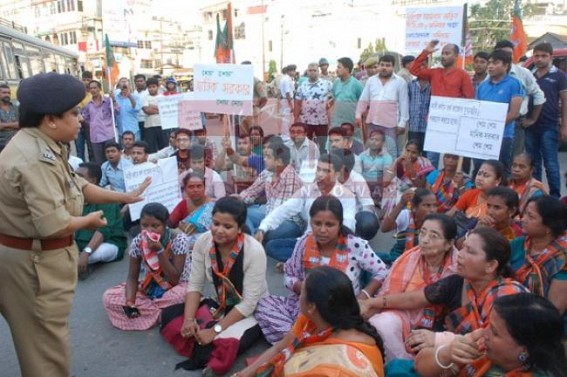 Rapist Panna Ahmed absconding, Statewide women agitations continue 